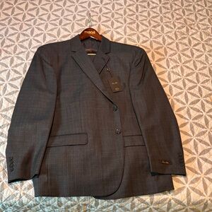 Tasso Elba Dark Gray Suit